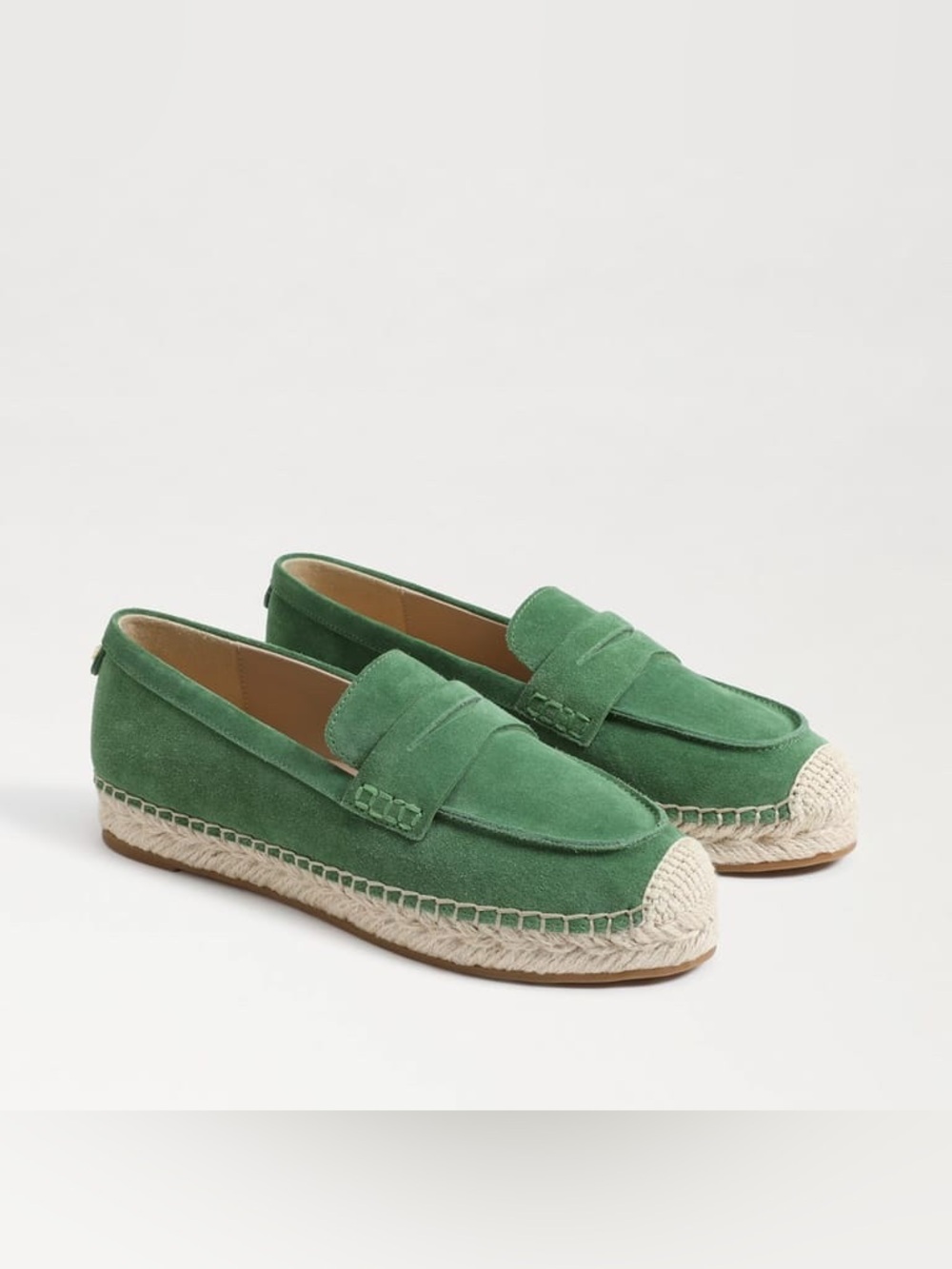 Sam Edelman KAI ESPADRILLE FLAT LOAFER in green size 7 - Picture 2 of 8